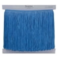 thumbnail image 2 of Trims By The Yard 12" Chainette Fringe Trim, Polyester-Made Decorative Fringe Trim, For Costumes, Home Decor, and Party Decorations, Durable Fringes, 10-Yard Cut, Light Blue, 2 of 5