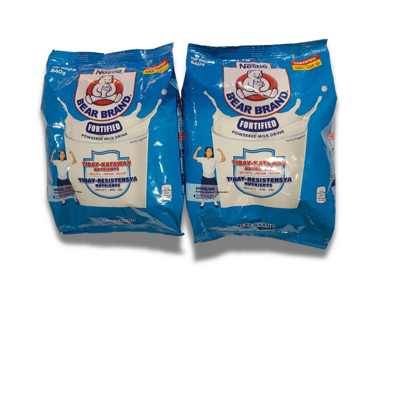 2 Packs of Bear Brand Powdered Milk 840g