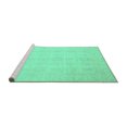 thumbnail image 2 of Ahgly Company Machine Washable Indoor Rectangle Oriental Turquoise Blue Traditional Area Rugs, 7' x 10', 2 of 4