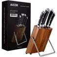 thumbnail image 1 of Juego de cuchillos de cocina Aicok 6 Pzas de Acero Inox con Bloque Aicok SC8004, 1 of 9