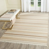 SAFAVIEH Kilim Shelby Striped Area Rug, Beige, 8' x 10'