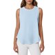 thumbnail image 1 of Camisetas sin mangas versátiles para mujer: mezcla de poliéster suave, comodidad durante todo el día, combinables con vaqueros o faldas., 1 of 5