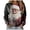 Grey, variant on Futezty Women's Raglan Shirt Christmas Tops Long Sleeve Xmas Pullover Blouse Red Glass Santa Hat Graphic Sweatshirt