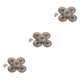 thumbnail image 2 of Injueey 5pcs Round Turquoise Buttons Screw Back For Bag Wallet Saddle Type1, 2 of 6