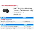 thumbnail image 2 of Pan - Compatible with 1980, 1985 - 1996 Ford E-150 Econoline Club Wagon 1986 1987 1988 1989 1990 1991 1992 1993 1994 1995, 2 of 2