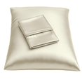 thumbnail image 1 of Funda de almohada BLISSFORD, satinada, tamaño queen, marfil, juego de 2, 1 of 9
