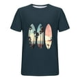 thumbnail image 4 of BinBiL Men's Graphic T Shirt Crewneck Short Sleeve Loose Casual Tee Tops Navy XXXXXL(XXXXXL), 4 of 4