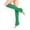 Grass Green, variant on Women Knee Length Toeless Socks Winter Warm Socks 1 Pair Latin Open Heels Elastic Soft Foot Protection Solid Color Toeless Modern Dance Leg