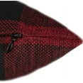 thumbnail image 3 of 20x20 Set of 2 Red and Black Buffalo Plaid Throw Pillow Covers Farmhouse Christmas Check Decorative Cushion Cases Rustic Retro Home Decor for Couch Bed Sofa, 3 of 3