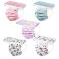 thumbnail image 1 of Dsscvnef 50PC Kids Children's Mask Disposable Face Mask Industrial 3Ply Ear Loop Mask, 1 of 9