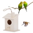 thumbnail image 4 of Unique Shape Birdhouse, Moisture, Wooden Shelter For Garden Birds, Easy To Hang, 4 of 6