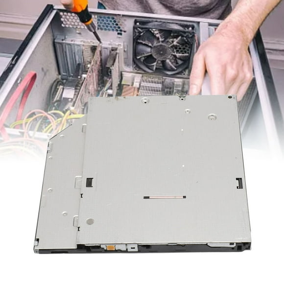 Enregistreur CD DVD de Remplacement, Lecteur Graveur CD DVD Série Mince pour Portable, Graveur/graveur CD DVD en Alliage d'Aluminium