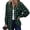 Dark Green, variant on Checkered Shirts for Women Loose Fit Flannel Shirt Women Long Sleeve Button Down Collared Fall Shackets Lightweight fall outfits