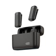 thumbnail image 2 of CNKOO  Wireless Lavalier Microphone  2 Mini Microphones Wireless Lapel Microphone for android/IOS Video Recording  Interview  Vlog (Black) Black, 2 of 8
