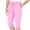Pink, variant on Dweltoz Capri Pants for Women Joggers Stretch Lightweight Women’s Casual Pant Capri with Drawstring,Wine 2XL
