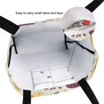 thumbnail image 6 of FORMRS Womens Canvas Tote Bag with Zipper Inner Pocket Shoulder Handbag, Birds Tea Time, 6 of 7