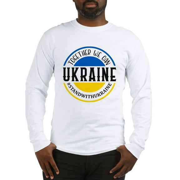 CafePress - Together We Can Ukraine Long Sleeve T Shirt - Unisex Cotton Long Sleeve T-Shirt