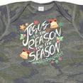 thumbnail image 4 of Inktastic Jesus is the Reason for the Season Christmas Bells and Stars Boys or Girls Baby Bodysuit, 4 of 5