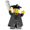 thumbnail image 1 of Minifigura LEGO Graduado Serie 5, 1 of 1