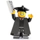 thumbnail image 1 of Minifigura LEGO Graduado Serie 5, 1 of 1