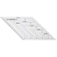 thumbnail image 4 of 4 Pcs Quilting Ruler,Free Motion Fabric Ruler Racks Patchwork Tool Handmade Drawing Supplies, 4 of 8