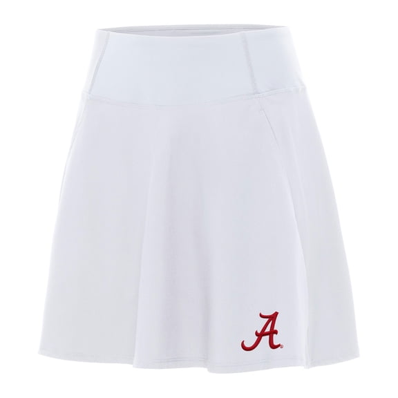 Women's Antigua White Alabama Crimson Tide Chip Skort