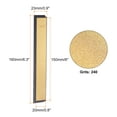 thumbnail image 2 of Uxcell 150mm x 20mm 240 Grits Titanium Coated Diamond Whetstone Sharpening Stone, 2 of 5