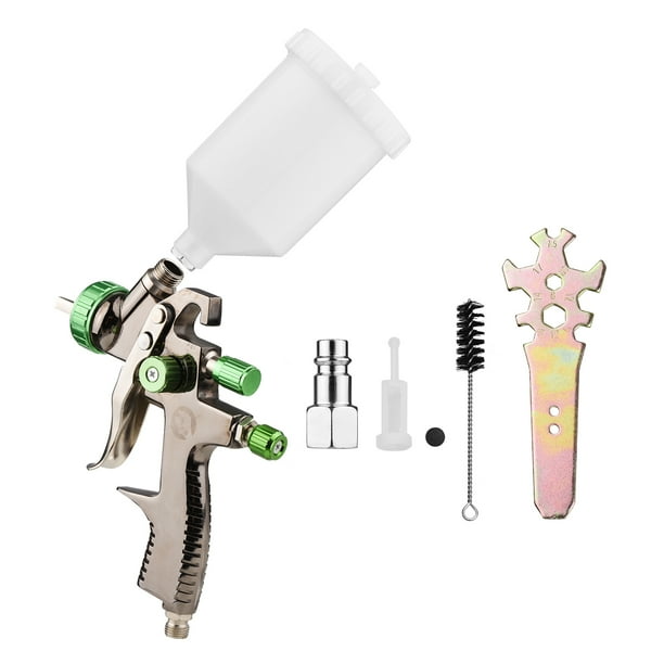LVLP 1.3mm Air Spray Gun Kit 600cc Fluid Cup Gravity Feed Air Paint Sprayer Mini Handheld 360-Grade Tomshoo Pulverizador de pintura