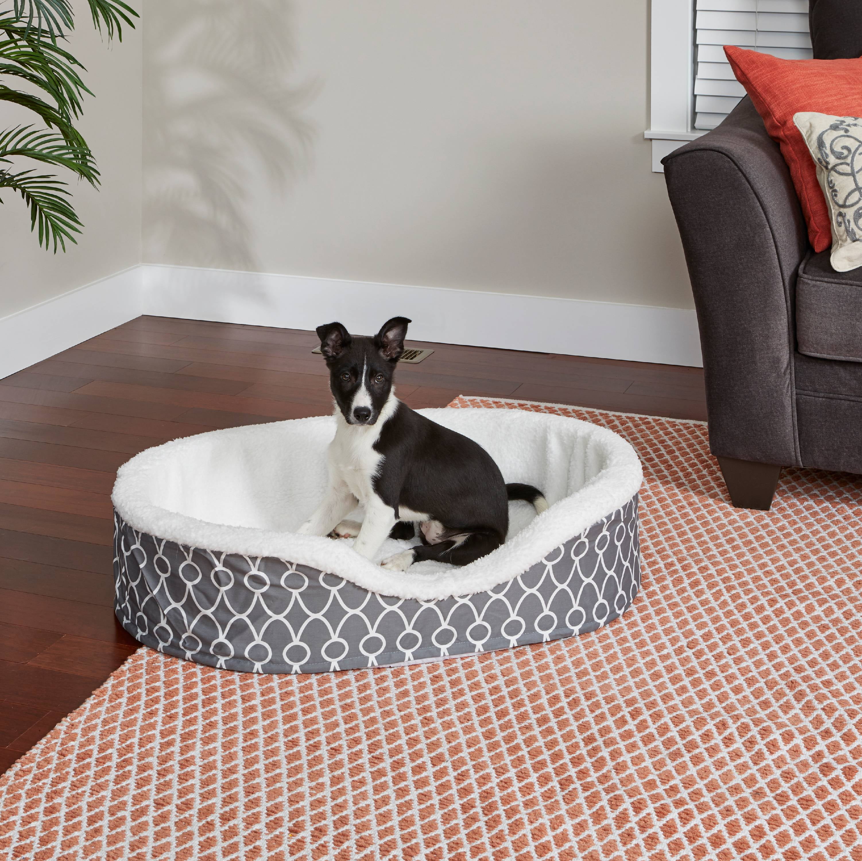 MidWest Homes for Pets QuiteTime Teflon Nesting Dog/Cat Pet Bed, Gray, 36 in