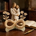 thumbnail image 5 of Wooden Desk Decor Ornament Inspirational Family Quote Tabletop Display Decoration Wooden Stand Keepsake Minimalist Home Office Shelf Decor Piece For Living Room Bedroom Desk Use, 5 of 5