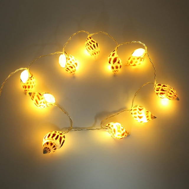 Cadena de luces LED decorativas BuyWeek con forma de caracol 10 luces