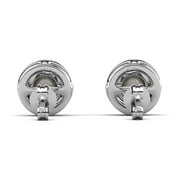 Cate & Chloe Royal January Birthstone 18k White Gold Plated Women Earrings with Swarovski Crystals
