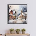 thumbnail image 4 of Pintura de diamante 5D DIY, taladro redondo completo, Kit de calle de invierno nevado, decoración del hogar FLhrweasw Nuevo, 4 of 9