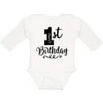 thumbnail image 3 of Inktastic 1st Birthday One Year Old Girls Girls Long Sleeve Baby Bodysuit, 3 of 5