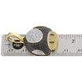 thumbnail image 5 of 10K Yellow Gold Diamond Super Mario Toad Mushroom Head Pendant 1.5" Charm 1.4 CT, 5 of 6