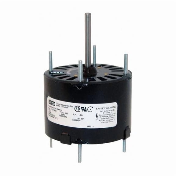 Fasco HVAC Motor,1/20 HP,1500 rpm,230V,3.3 D188