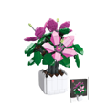 thumbnail image 3 of Bloques de construcción Planta en maceta Flor Niña Regalo Adornos de escritorio ensamblados Juguetes para niños Día de San Valentín, 3 of 3