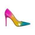 thumbnail image 4 of Womens Steve Madden Zaney Pointed Toe Classic Heels, Rainbow Multi, 4 of 5