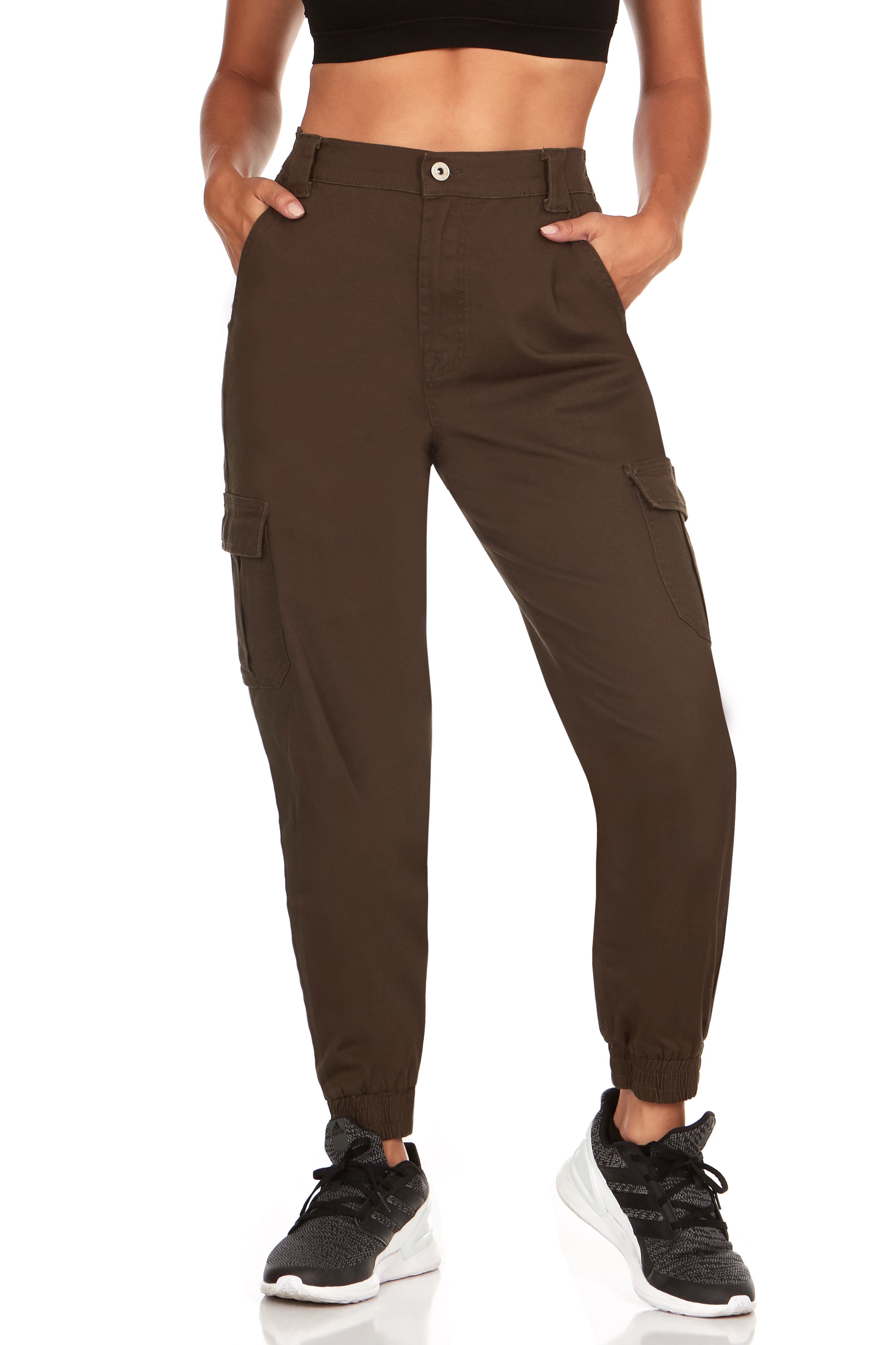 Combat Zone - HR Loose Cargo Joggers - Black (Large, Olive) - Walmart.com