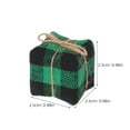 thumbnail image 6 of OFFIGAM Assorted Color Mini Christmas Box Pendants Foam Fabric Decorations for Holiday Crafts, Wrapping and Festive Projects, 6 of 7