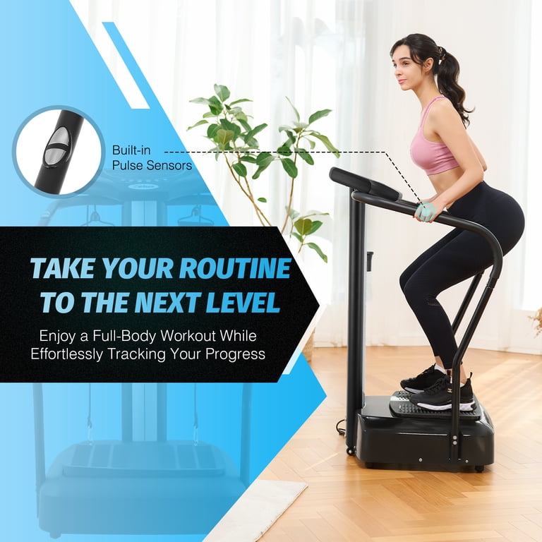 Vibrating Fitness Equipment: Whole Body 500W Workout Platform