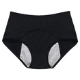thumbnail image 6 of 4Pcs Women's Menstrual Underwear, Postpartum Hipster, Leakproof Briefs, Period Panties, 6 of 6
