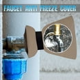 thumbnail image 2 of Outdoor Faucet Cover with Hook-and-Loop Straps, Winter Freezes Protection and Insulation Cover, Reusable Waterproof Covers for Garden Hose Bib Spigot, 2 of 6