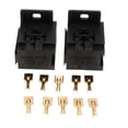 thumbnail image 2 of Conector De De 5 Pines Con Terminales pcs 6,3 Mm, Soporte Para Caja De De Vehículo De Camión De Automóvil, Paquete De 2 Yotijar Soporte de base de relé de 5 pines, 2 of 9