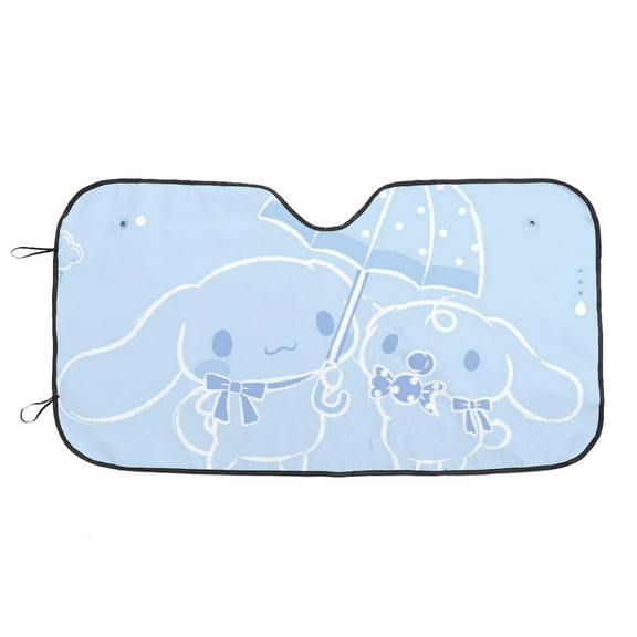 Cinnamoroll Windshield Sun Shade, Anime Car Front Window Shades Sunshade, Cover Sun Visor Shield Block Automotive Interior Protector Blocks UV for Pickup Truck SUV Accessories S