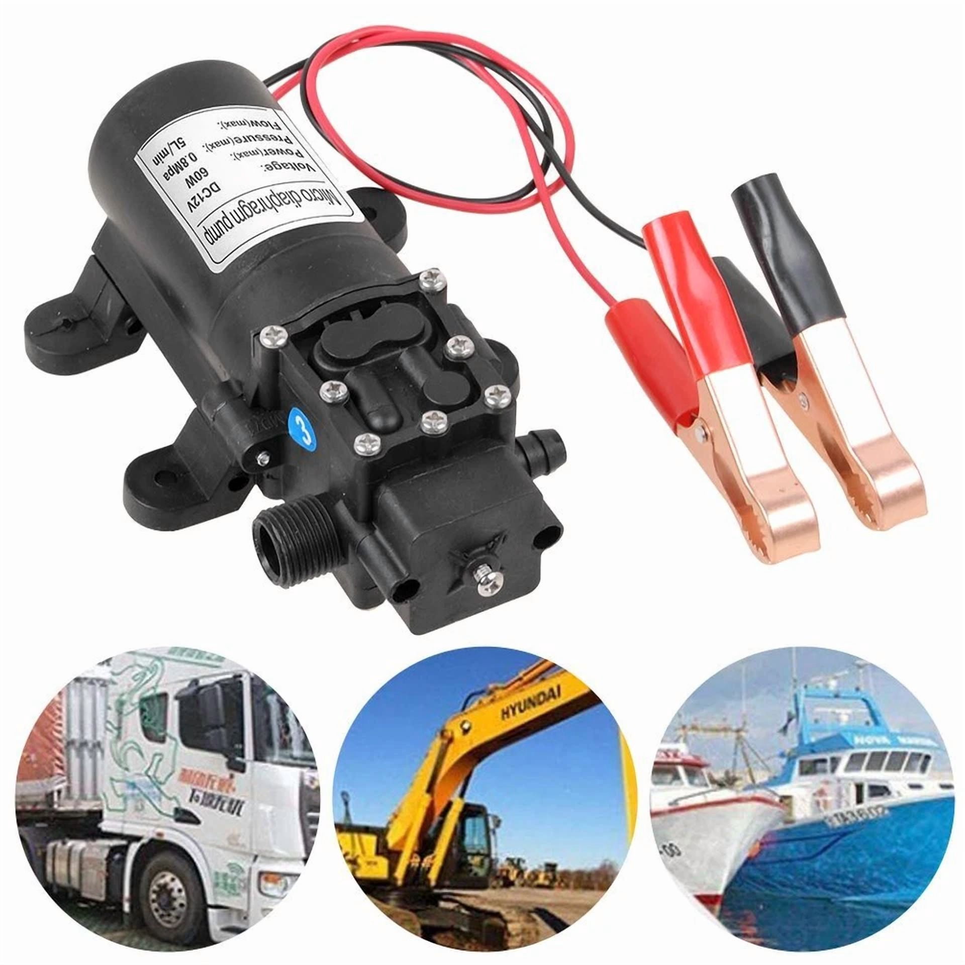 CIRCLE- Motor Oil Fuel Fluid Extractor Electric Siphon Transfer Change Pump 12V & 3 Hose