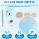 thumbnail image 4 of Cortador de Tubos para Interiores de PVC, Juego de Herramientas con Escala y Medidor de Profundidad Ajustable, 5 Hojas de , Cortador de Tubos para Interiores., 4 of 5