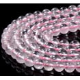 thumbnail image 3 of K-KED Natural Madagascar Rose Quartz AAA Round 6MM 8MM 10MM Beads 15"-8 mm, 3 of 6