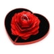 thumbnail image 4 of Caja de anillo giratorio rosa en forma de corazón Caja de anillo propuesta de levantamiento de flores creativas, 4 of 10