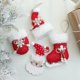 thumbnail image 2 of Colgante de Navidad de Año Nuevo, guantes de viruta de madera de felpa, sombrero de Papá Noel, adornos de árbol esponjosos, colgantes, regalo de vestidor de ventana, 2 of 4